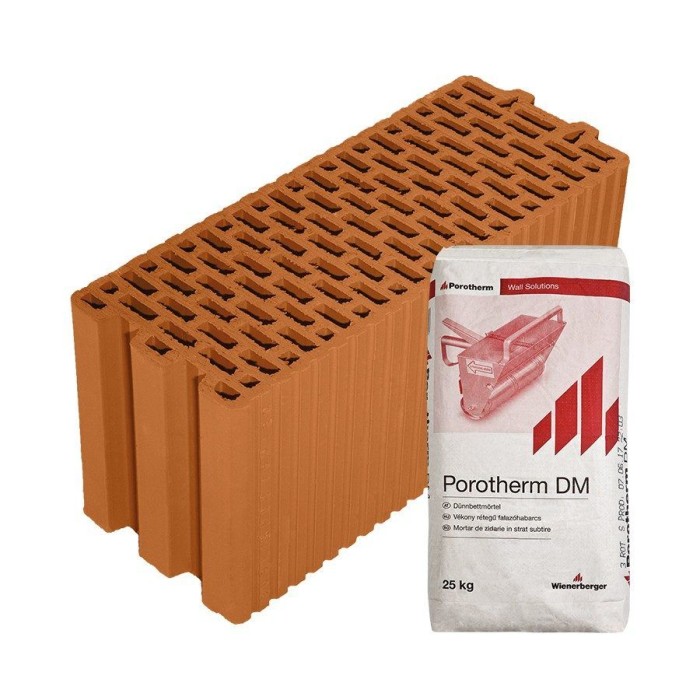 Porotherm 20 N+F Rapid tégla Porotherm 20 N+F Rapid tégla