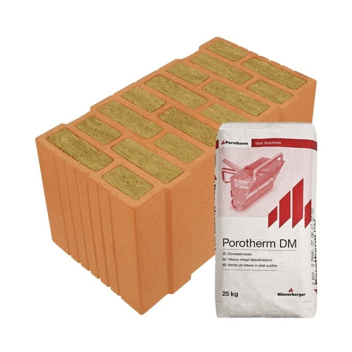 Porotherm 50 Thermo Rapid tégla Porotherm 50 Thermo Rapid tégla