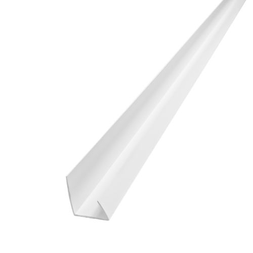 PVC befogó profil (J profil) 12,5x20x2500 mm