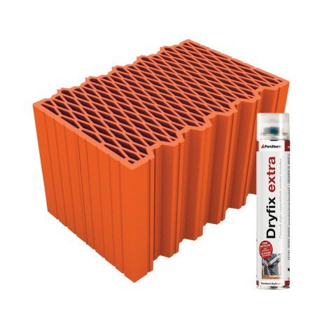 Porotherm 38 X-therm Rapid Dryfix tégla