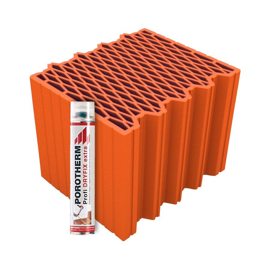 Porotherm 30 X-therm Rapid Dryfix tégla